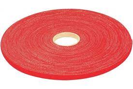 [1701077] Rouleau lien auto agrippant rouge 16 mm en 20 m