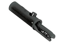 [1701083] Pince crocodile isolée - noire