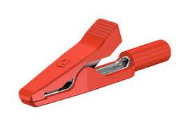 [1701084] Pince crocodile isolée - rouge