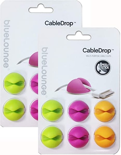 [1701108] Blue lounge cabledrop pastel (lot de 6)