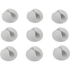 [1701110] Blue lounge cabledrop mini blanc (lot de 9)