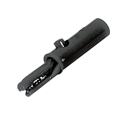 [1701505] Pince crocodile isolée - noire