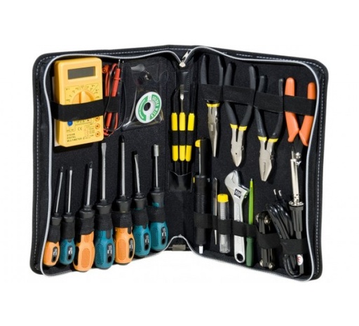[1703502] Trousse à outils avec multimètre digital