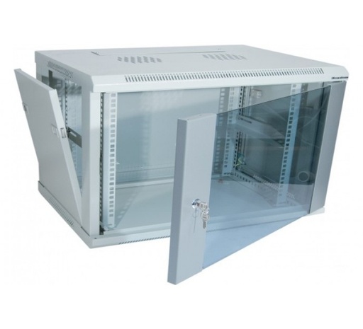 [1500040] Coffret 19" 12U gris prof 600 mm