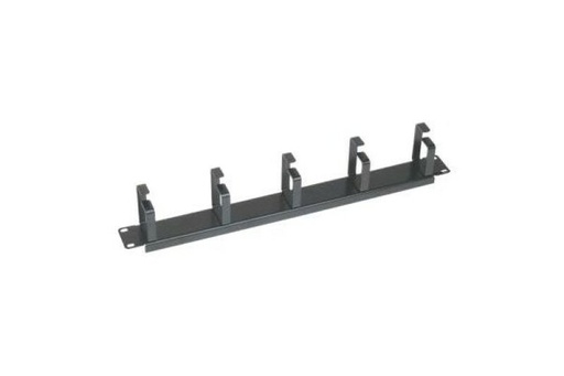 [1500705] Panneau support cables 1U 19" 5 anneaux metal