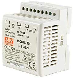 [1100007] Alim.industrielle 24V-45W/2A rail din