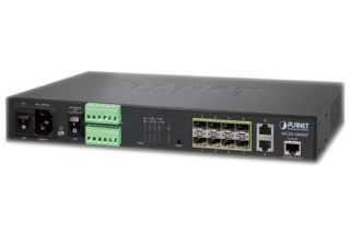[1100049] Planet MGSD-10080F SW 8 PORTS Fibre SFP bi-vitesse -10/60°C