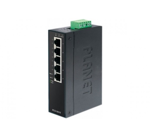[1100053] Planet Switch Indust Gigabit -40/75° - 5 ports 10/100/1000