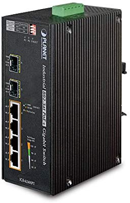 [1100063] Planet IGS-624HPT sw.indust.4P Gigabit PoE+ & 2 SFP 1G/100FX
