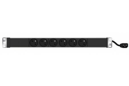 [1501002] Multiprise 6 prises 19" cordon C14
