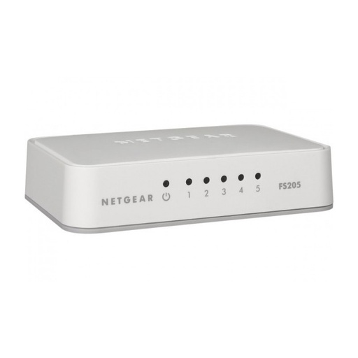[1100200] Netgear FS205 switch 5 ports 10/100 plastique