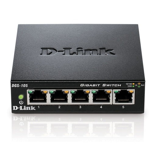 [1100202] Switch Métal Réseau Ethernet - 5 ports 10/100