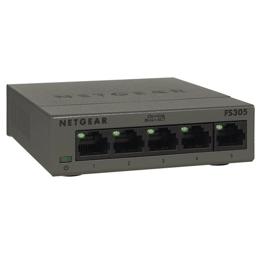 [1100204] Netgear FS305 switch 5 ports 10/100 métal