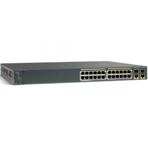 [1100605] Cisco Catalyst WS-C2960+24LC-S commutateur réseau Géré L2 Fast Ethernet (10/100) Connexion Ethernet