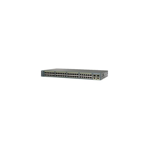 [1100606] Cisco Catalyst WS-C2960X-48TS-L 48 x 10/100 (PoE) commutateur réseau Géré L2 Gigabit Ethernet (10/100/1000) 1U Noir