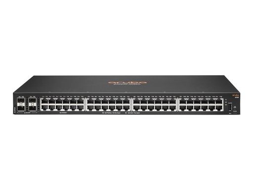 [1100710] 
 Switch HPE Aruba 6100 48G 4SFP+ Switch - commutateur - 52 ports - Géré 

