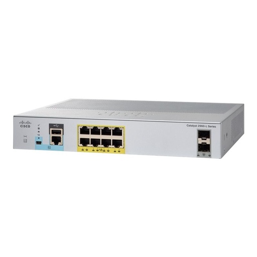 [1100808] Cisco - WS-C2960L-8PS-LL - Cisco Catalyst 2960L-8PS-LL - Switch -  8 x 10/100/1000 +