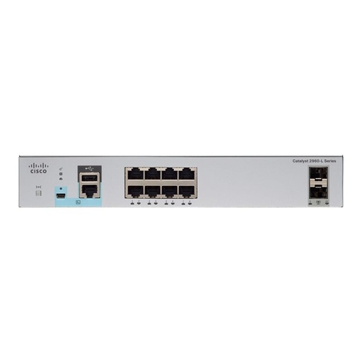 [1100809] Cisco Catalyst 2960L-8TS-LL  Commutateur - Géré - 8 x 10/100/1000 + 2 x Gigabit SFP