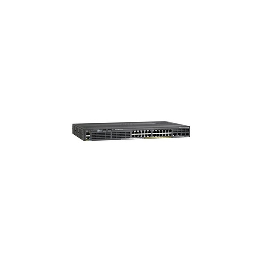 [1101204] Cisco Catalyst 2960X-24PD-L Commutateur - Géré - 24 x 10/100/1000 (PoE+) + 2 x 10 Gigabit SFP+

