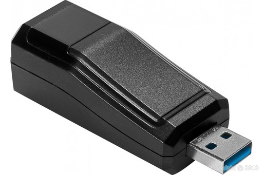 [1101517] DEXLAN Adaptateur réseau USB 3.0 Gigabit - monobloc
