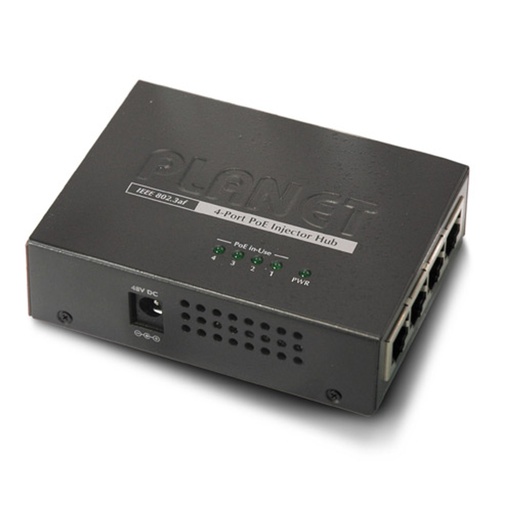 [1101718] Planet POE-400 mini injecteur 4 ports poe 802,3af 65W