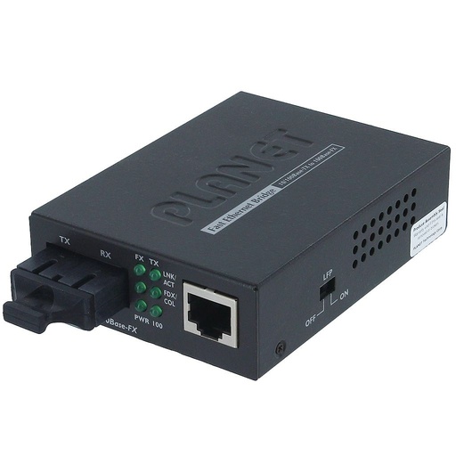 [1102008] Planet FT-802S15 convert fibre 100FX 15km SC + DDM