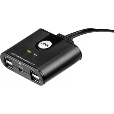 [1103509] Aten US224 Hub 4 ports USB 2.0 commutable vers 2 PC/MAC