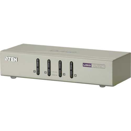 [1107514] Aten CS74U KVM 4 ports USB + Audio + cables