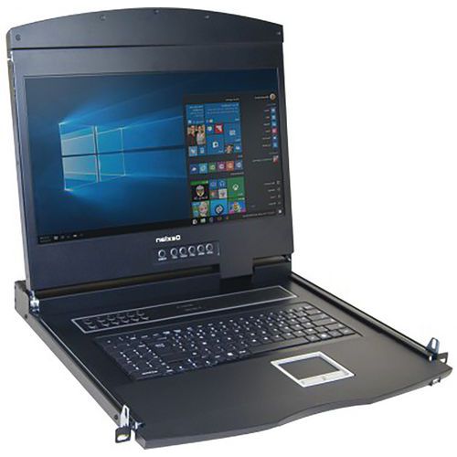 [1107701] Dexlan console LCD courte 19" VGA/USB/PS2 pour baie 600mm