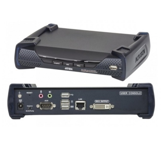 [1108514] Aten KE6900R extendeur KVM DVI-I/USB sur IP - Récepteur …