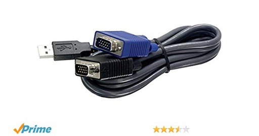 [1109102] Trendnet TK-CU06 cordon KVM VGA/USB 1,80M