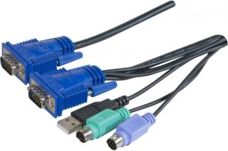 [1109111] Dexlan cordon combo kvm VGA/PS2+USB - 3,0m
