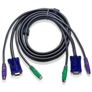 [1109122] Aten 2L-5002P/C cordon kvm VGA/PS2 - 1,80m