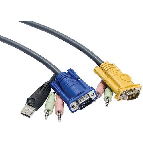 [1109126] Cable E7 kvm ATEN 2L-53xxU VGA-USB-Audio - 1,80M