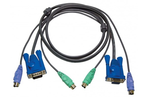 [1109127] Aten 2L-5003P/C cordon kvm VGA/PS2 - 3,00m