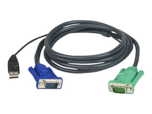 [1109133] Aten 2L5205U cable Pieuvre KVM VGA/USB - 5,00M