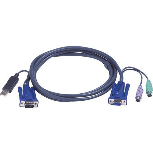 [1109139] Cable kvm ATEN 2L-5503UP VGA-USB-PS2 - 3,00M