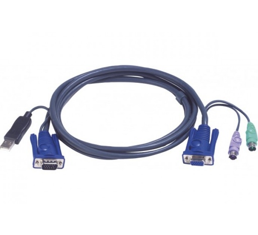 [1109142] Cable kvm ATEN 2L-5506UP VGA-USB-PS2 - 6,00M