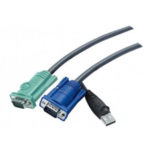 [1109308] Aten 2L5203U câble Pieuvre KVM VGA/USB - 3,00M