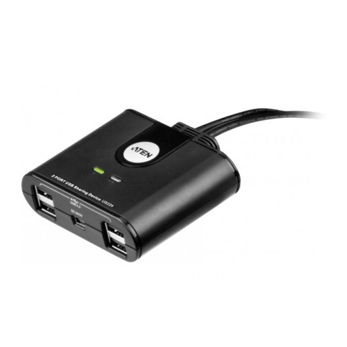 [1109701] Aten US224 Hub 4 ports USB 2.0 commutable vers 2 PC/MAC