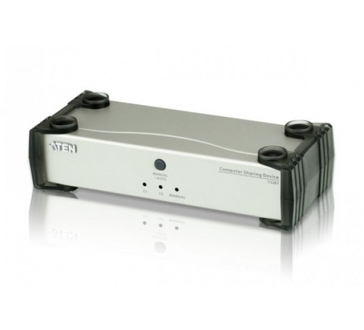 [1109706] Aten CS261 KVM DVI inversé 1 PC 2 utilisateurs DVI/USB
