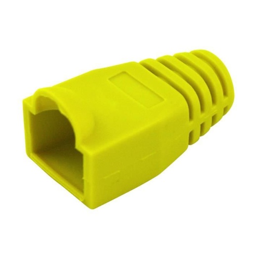 [1401005] Manchons à bulle RJ45 diamètre 6 mm Jaune par 10