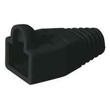 [1401006] Manchons à bulle RJ45 diamètre 6 mm Noir par 10