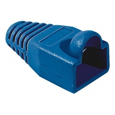 [1401019] Manchons Snagless RJ45 diamètre 6mm Bleu
