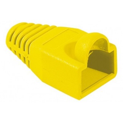 [1401021] Manchons Snagless RJ45 diamètre 6mm Jaune