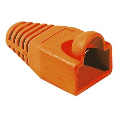 [1401024] Manchons Snagless RJ45 diamètre 6mm Orange