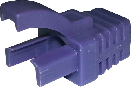 [1401028] Manchons Snagless RJ45 diamètre 6mm Violet