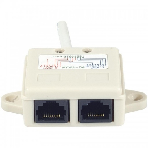 [1401511] T RJ45 M/F/F 100BT avec câble CAT5 - non blindé