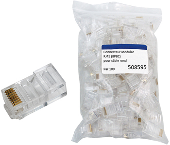 [1402004] Connecteur à sertir RJ45 (8x8) par 100