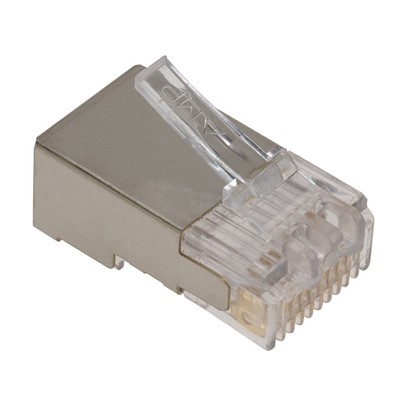 [1402007] Connecteur à sertir RJ45 Catégorie 5 AMP, blindé